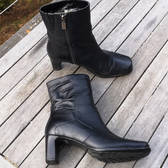 Collège leather ankle boots - Picture 3 of 16